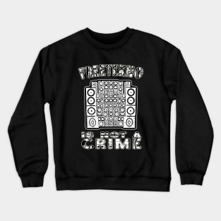 Free Tekno Is Not A Crime! Crewneck Sweatshirt